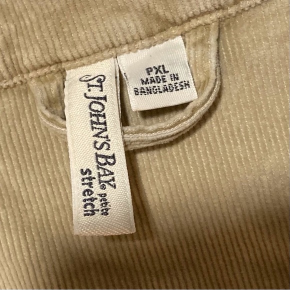 St. John's Bay Corduroy Blazer | Size PXL | Y2K | Casual | Lightweight - Picture 5 of 11